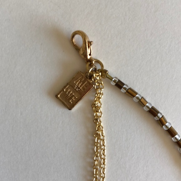 ME to WE Three layer necklace Goldtone NWOT - Picture 4 of 12